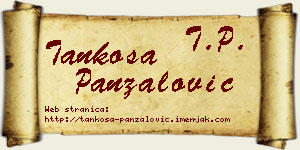 Tankosa Panzalović vizit kartica